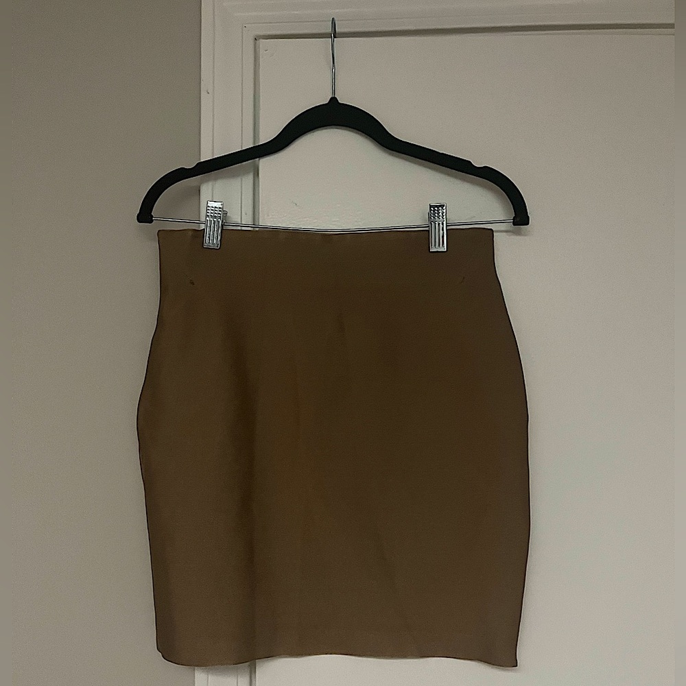 Brown bandage skirt!